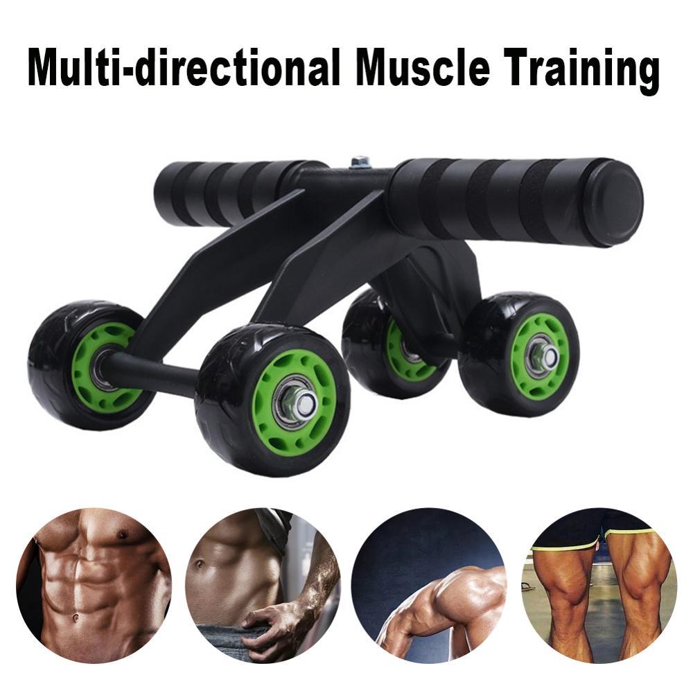 Four-wheeled r Home Exercise Abdominal Muscle Fitness Equipment