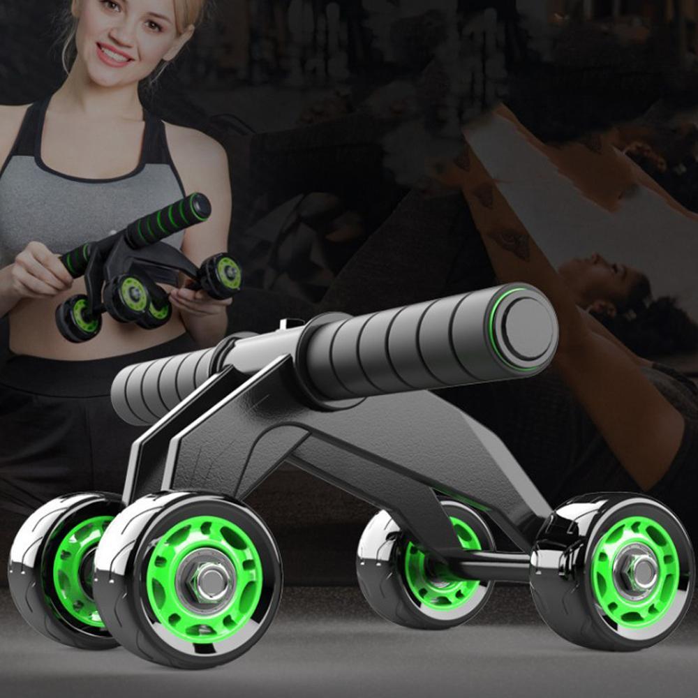 Four-wheeled r Home Exercise Abdominal Muscle Fitness Equipment